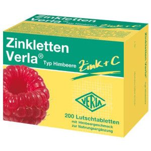 ZINKLETTEN Verla Himbeere Lutschtabletten